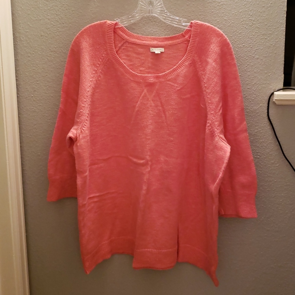 3/4 length sleeve sweater